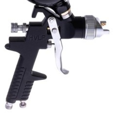 4x pistolet pistolet HVLP 1.4 1,7 2,0 2,5 mm pour la peinture noire
