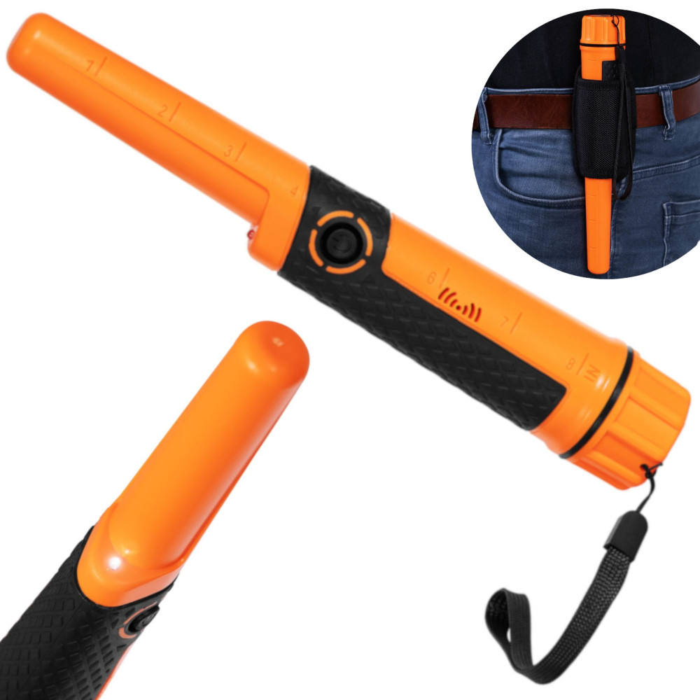 Detektor kovinske detektor kovinskega detektorja vodotesna LED 20 cm / 4,5 cm