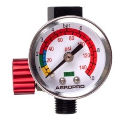 Aeropro A613 Premium 1/4 Mini-Lackpistolen-Druckreduzierer