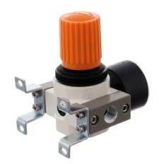 Riduttore d'aria con manometro da 1/4 per compressore