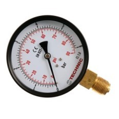 PRESSIONE PNEUMATICA PNEUMATICA IDRAULIKI 1/2 "0-6 BAR 100MM BOND