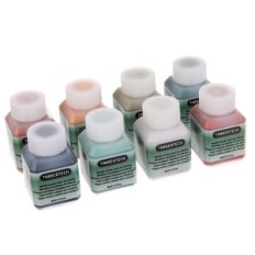 Fémes akrilfestékek aerográfiához 8 színezék 8x 30ml Timbertech