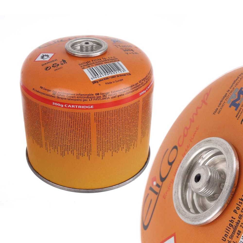 GTU_02 Kartusz propant 300g 65300 Elicotech lõnga 7/16 "