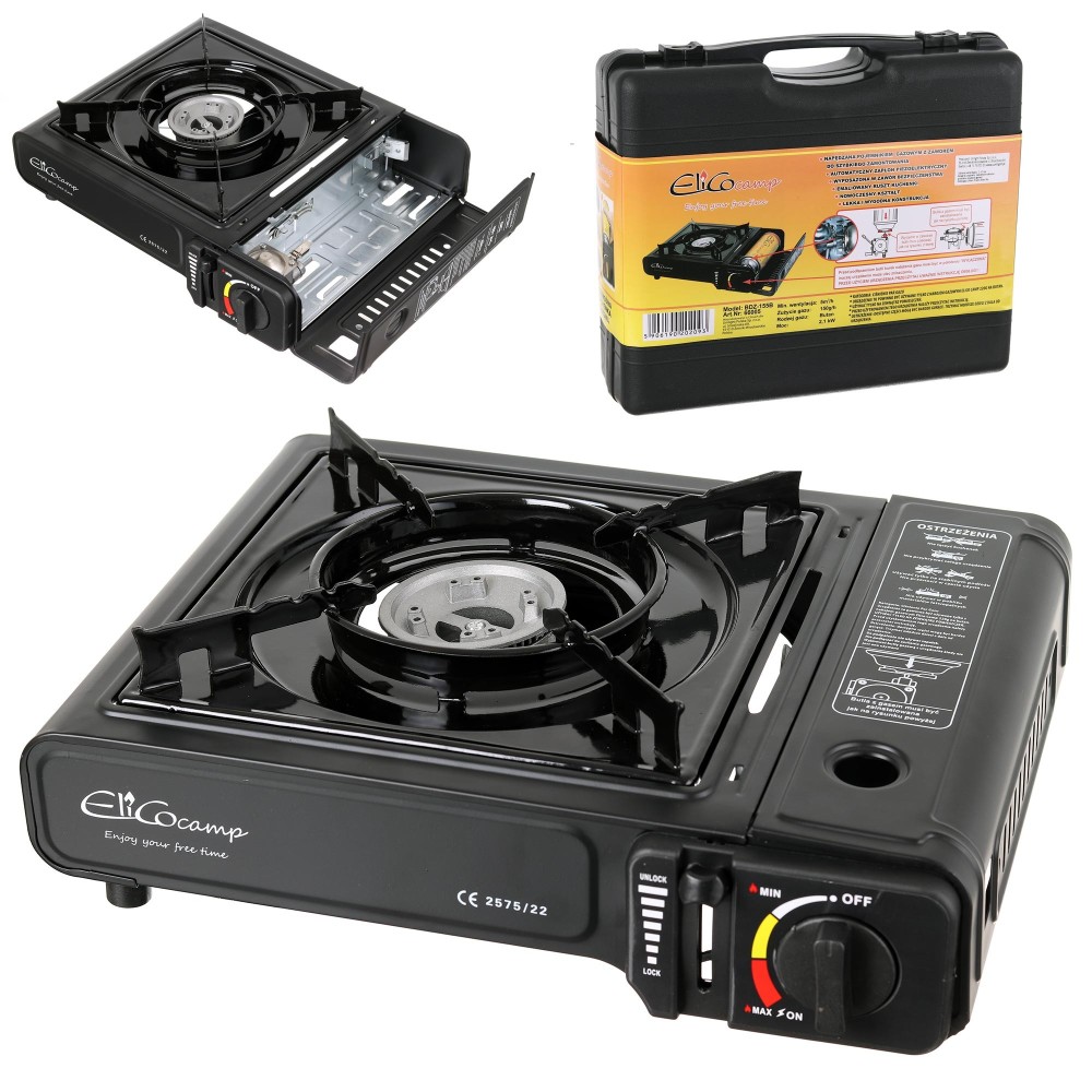 Camping cooker on cartouches 2.1kw Kozo ignition
