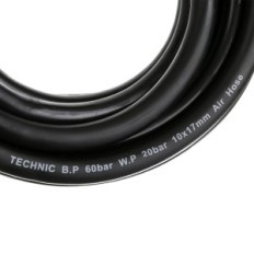 Tubo pneumatico R101715 10x17mm 15m Gomma con connettori rapidi