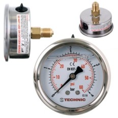 PGB120004 Baling 0- 4bar glicer.63mm 1/4 "linha traseira