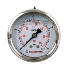 PGB120004 Mittari 0- 4BAR glicer.63mm 1/4 "takakansi