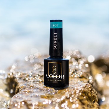 OCHO NAILS Hibridni lak za nokte Sorbet S01 - 5 g — pogled sprijeda