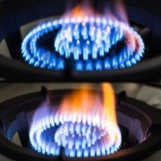 Gasbrenner Gusseisenhocker Piezie Zündtouristenkocher 8.5kw