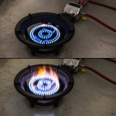 Gassbrenner Støpejernstol Piezie Tenning Turistkoker 8.5kw