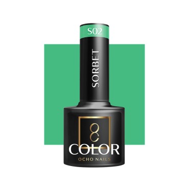 OCHO NAILS Hybrid nail polish Sorbet S02 -5 g — front view