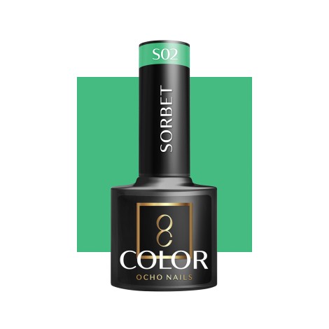 OCHO NAILS Hybrid Körömlakk Sorbet S02 - 5 g — elölnézet