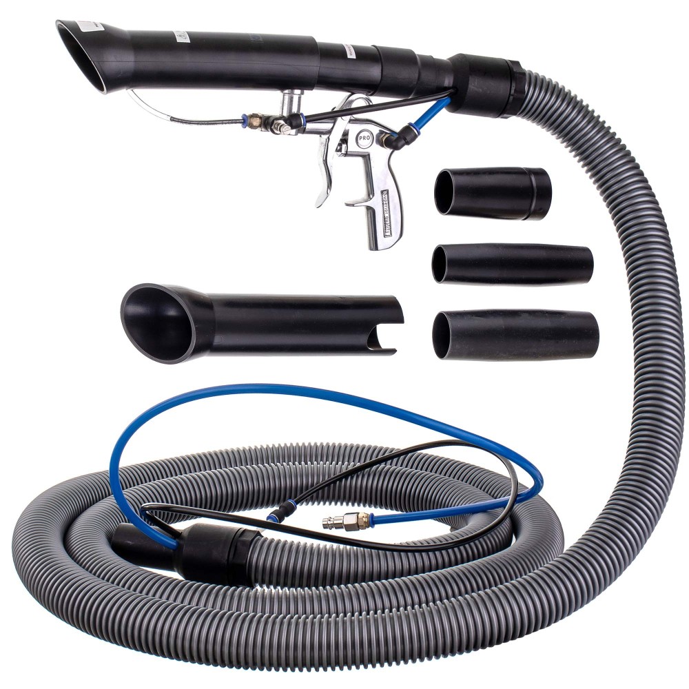 L13 pneumatique pneumatique pour la lavage de tapisserie de l'ameublement avec un tuyau d'aspirateur + adaptateurs