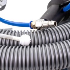 L13 pneumatico pneumatico per lavare il rivestimento con un tubo di aspirapolvere + adattatori