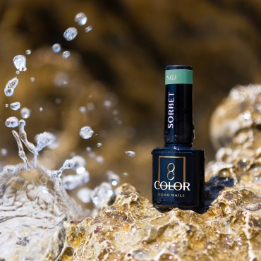 OCHO NAILS Hibridni lak za nokte Sorbet S02 - 5 g — pogled sprijeda