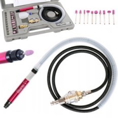 Mini Pneumatic grinder Finger shaft + grinding stones