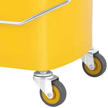 Carrello di pulizia con contenitore da ricamo mop con parete divisoria 20 l