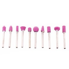 Mini pneumatický mlýnek prstu hřídele + brusné kameny