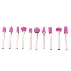 Mini smerigliatrice pneumatica albero di dito + pietre di macinazione