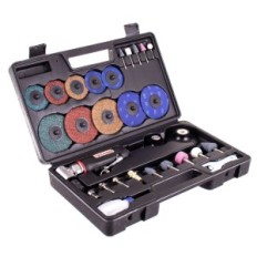 Grinder angolare angolare. Set di cisterna. Anelli abrasivi. Pietre