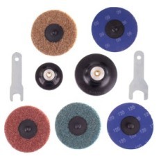 Moulin à angle angulaire. Jeu de pétroliers. Bagues abrasives. Des pierres