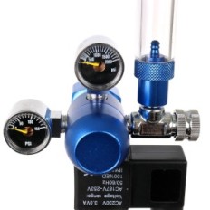 CO2 reduktors akvārijam ar solenoīda vārstu un burbuļu skaitu