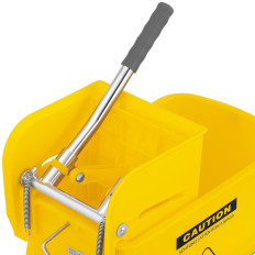 Carro de limpieza con contenedor de bordado MOP con pared de partición 20 l