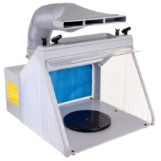 Modelagem de cabine pintura 4x titular de Aerógrafo LED iluminação