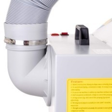 Modeliranje v kabini Slikarstvo 4x Aerograph Holder LED osvetlitev