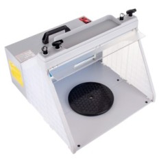 Modelagem de cabine pintura 4x titular de Aerógrafo LED iluminação