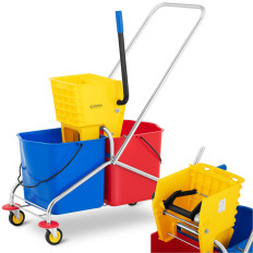 Posnetki Kartuša s stiskalnico za mop Dve žlice 2 x 24 l
