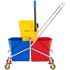 Posnetki Kartuša s stiskalnico za mop Dve žlice 2 x 24 l