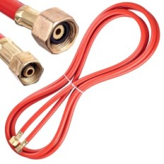 Propaan UP308 10 M Slang tot brander met noten 3/8 "LH - W21 8X1 / 4" LH (grote cilinder)