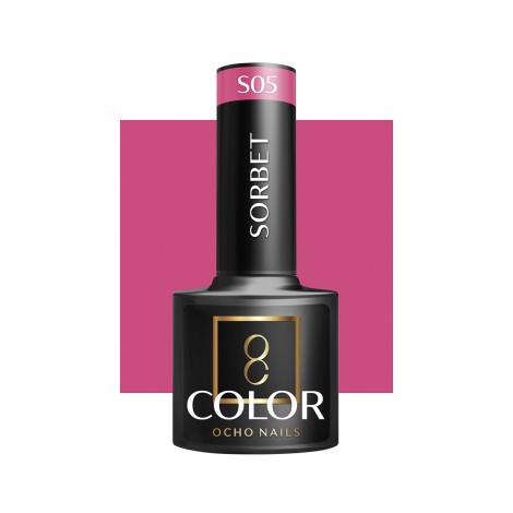 OCHO NAILS Smalto Ibrido per Unghie Sorbet S05 - 5 g — vista frontale