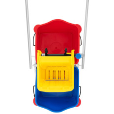 Chariot de nettoyage des sols avec presse à essorer pour mop, deux seaux de 2 x 24 l.