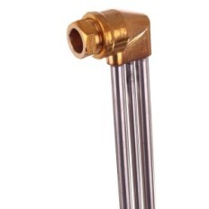 Bruciatore up203 900mm con leva di taglio