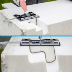 Κόπτης styrofoam. Θερμικό μαχαίρι. Χρυσό Μπόνους + Blade 30cm