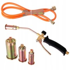 UP303 burner with roofing lever Short 3 nozzles 25/35 / 50mm + hose 1.5m