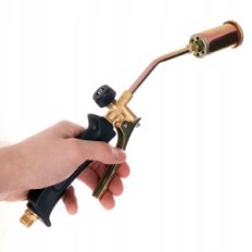 UP303 burner with roofing lever Short 3 nozzles 25/35 / 50mm + hose 1.5m