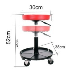 Rotating workshop workshop chair. Wheels Wheels