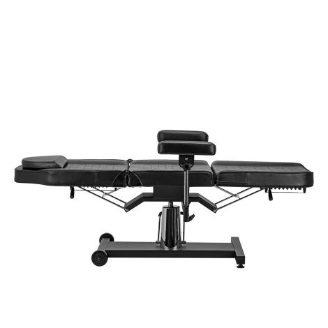PRO INK 322F hidraulikus tetoválószék fekete — oldalnézet