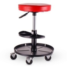 Sedia per officina rotante Sedia da officina Workshop Ruota Big Red