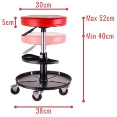 Roterende Workshop Workshop Chair Workshop Wiellager Big Red