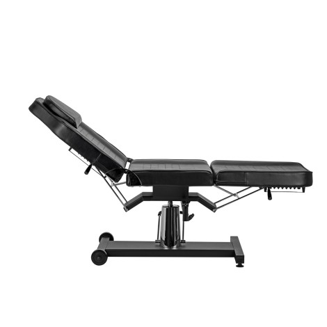 PRO INK 322F υδραυλικό κάθισμα τατουάζ μαύρο — προβολή από πλάι