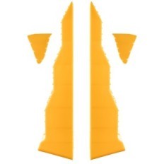 Investitionen Nivellieren Primer 2 Stück KPL mit Keile Keile für Anhänger