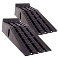 2 stks auto uitvindt 6T Workshop Ramps Rolling Platform Wide