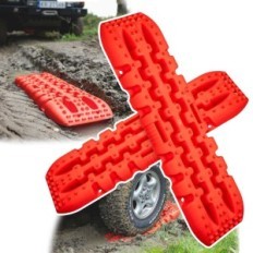 Pieskové pasce 2ks bahnitej snehu Incas 4x4 off Road Red Red 10t