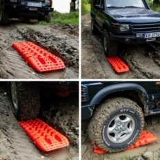 Pískové pasti 2ks Muddy Snow Invases 4x4 off Road Red Red 10t