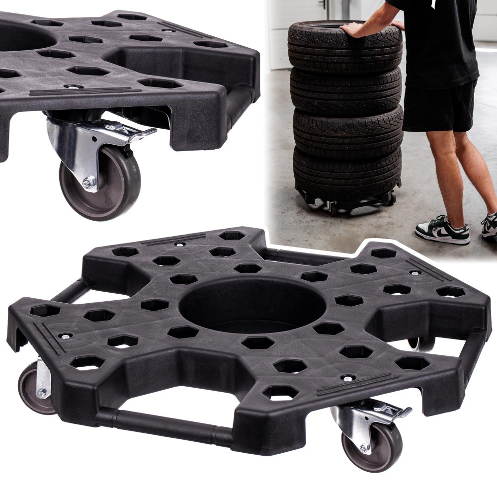 Platforma stojanu pro kolo pneumatik 150kg Dopravní vozík pro kola