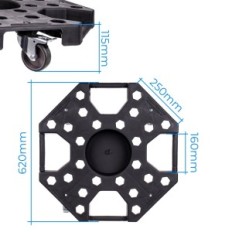 Stand Platform for Tire wheel 150kg Transport trolley for wheels